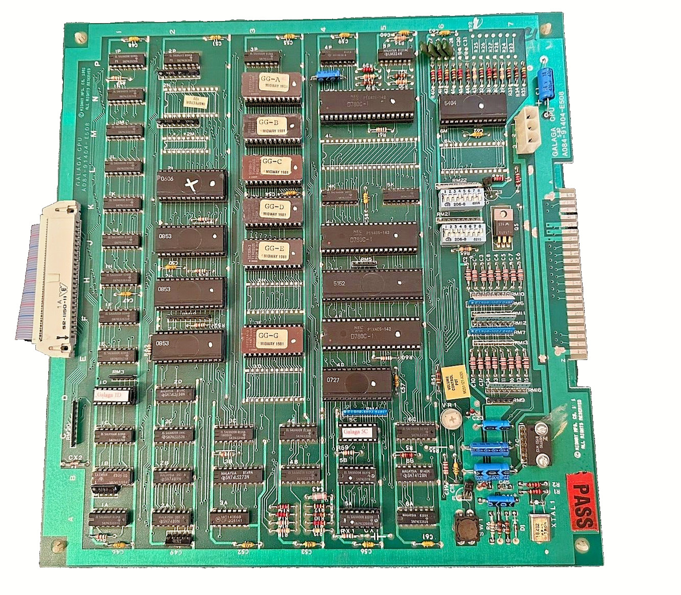Midway Galaga PCB board set REPAIR ESTIMATE, BENCH TEST & RETURN SHIPPING Midway Galaga PCB board set REPAIR ESTIMATE, BENCH TEST & RETURN SHIPPING