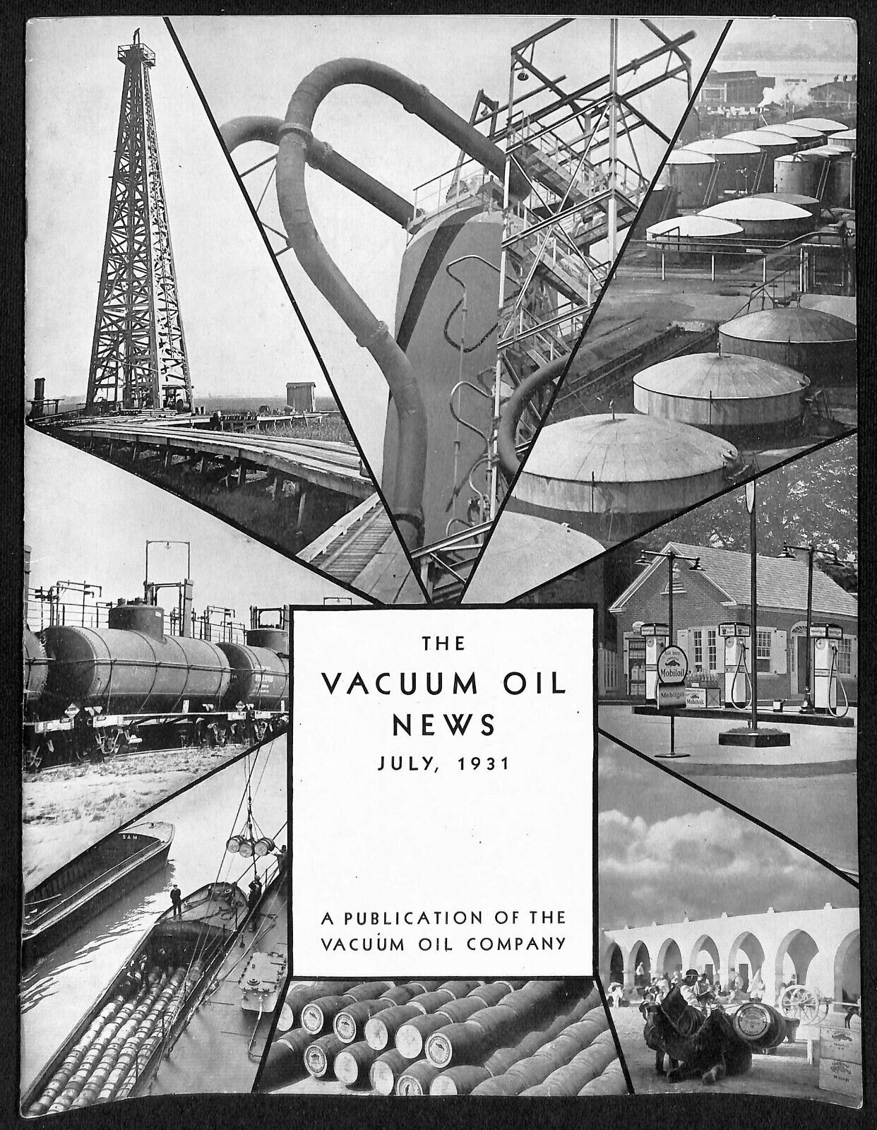 Vacuum Oil News Mobiloil Mobil Oil Gargoyle July 1931 29pp. VGC Scarce