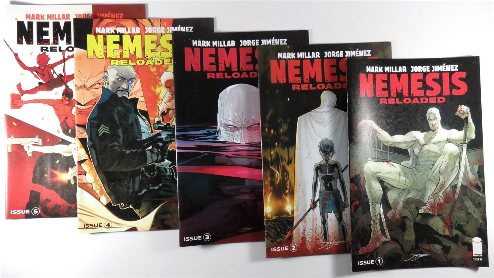 NEMESIS: RELOADED (5) comic set #1 2 3 4 5 iMAGE 1st print NEMESIS: RELOADED (5) comic set #1 2 3 4 5 iMAGE 1st print