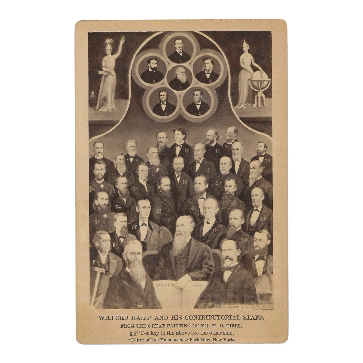 1880s Cabinet Card Wilford Hall Darwin Huxley Spiritualism Scientists Occult 1880s Cabinet Card Wilford Hall Darwin Huxley Spiritualism Scientists Occult