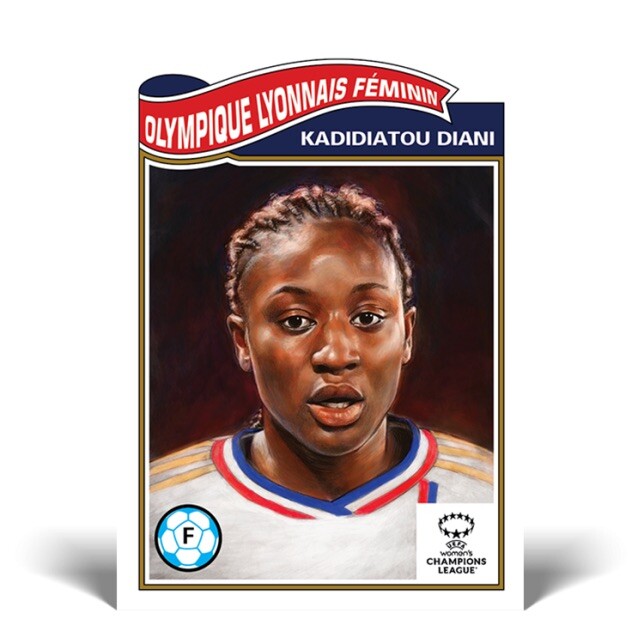 TOPPS LIVING SET UCC - UEFA 2024 #663 KADIDIATOU DIANI OL LYIONNAIS PREORDER