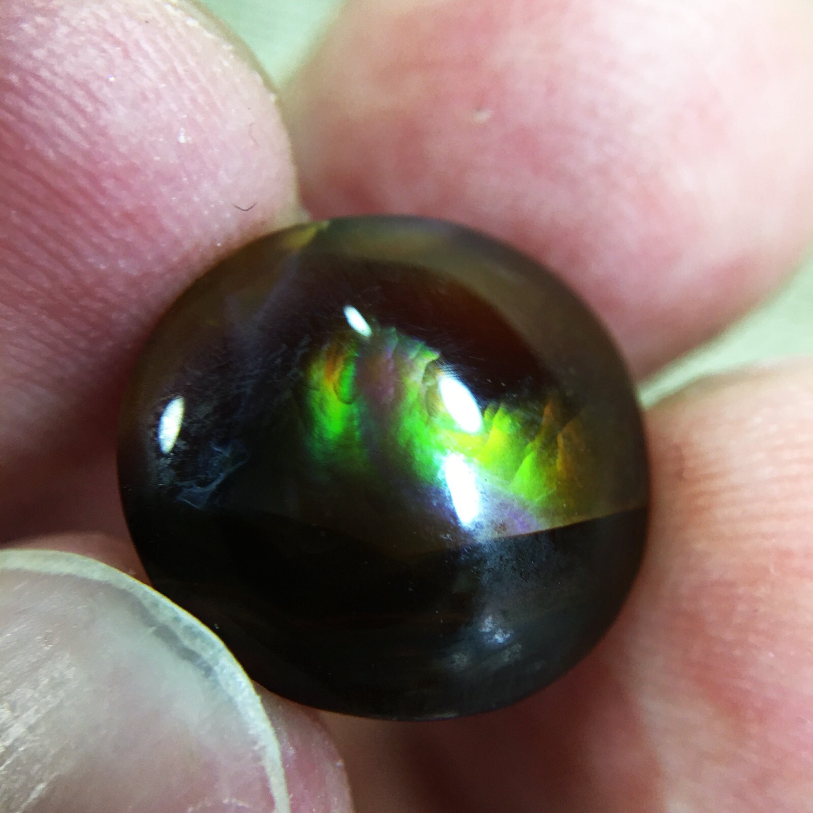 6.95Ct TOP GRADE Quality Genuine Natural Mexico Fire Agate Cabochon
