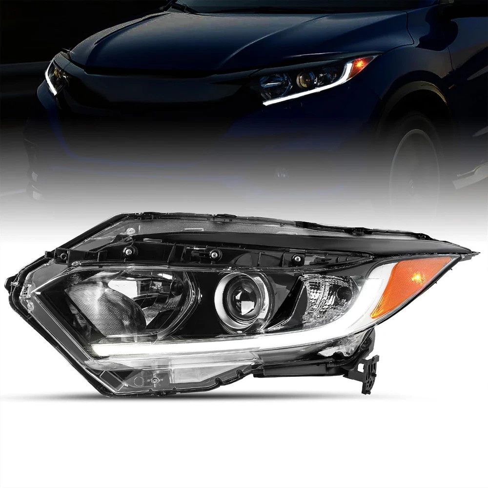 Left Headlight Assembly for 2019-2022 Honda HRV Halogen W/Led DRL | OEM Projecto Left Headlight Assembly for 2019-2022 Honda HRV Halogen W/Led DRL | OEM Projecto