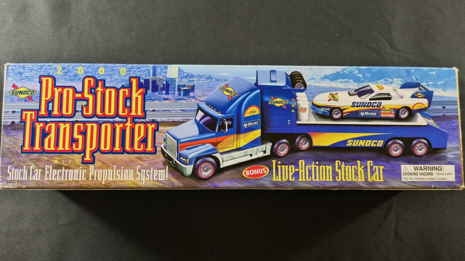 Transporter Pro Stock Sunoco Gasoline 2000 With Car New Open Box Transporter Pro Stock Sunoco Gasoline 2000 With Car New Open Box