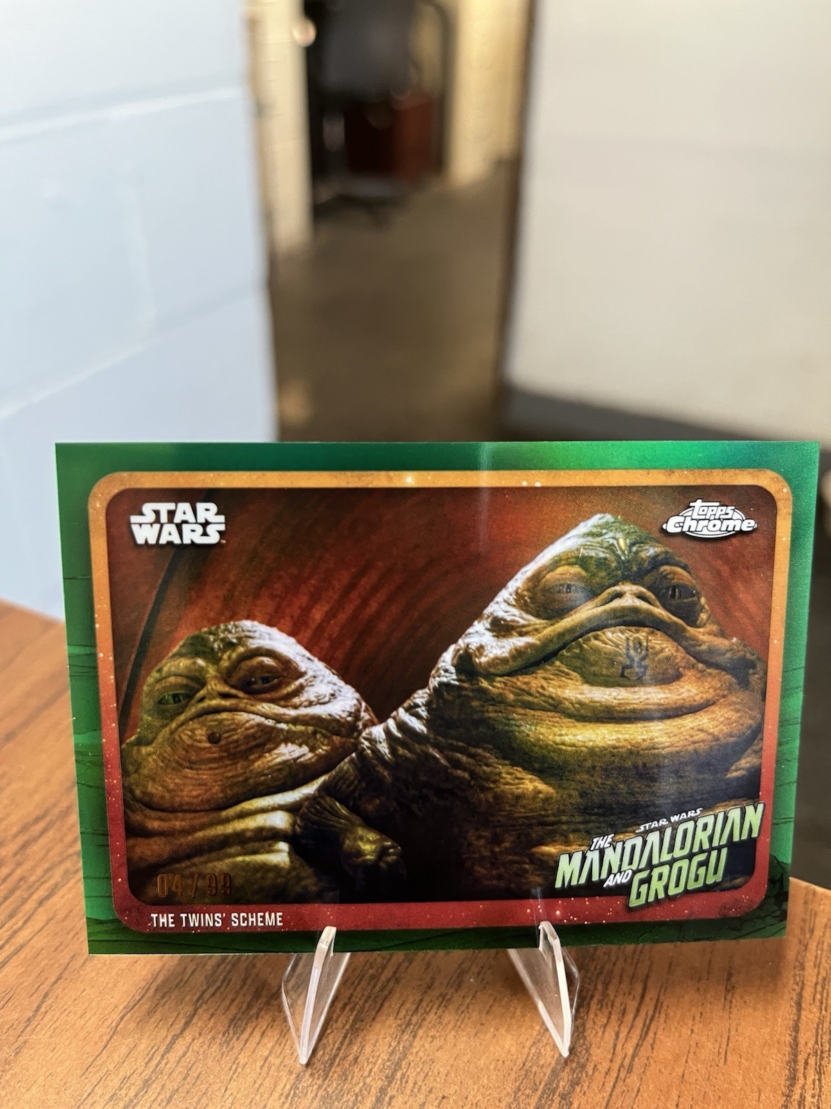 2026 Topps Star Wars Chrome MAGR-16 The Twins Scheme /99 GREEN 2026 Topps Star Wars Chrome MAGR-16 The Twins Scheme /99 GREEN