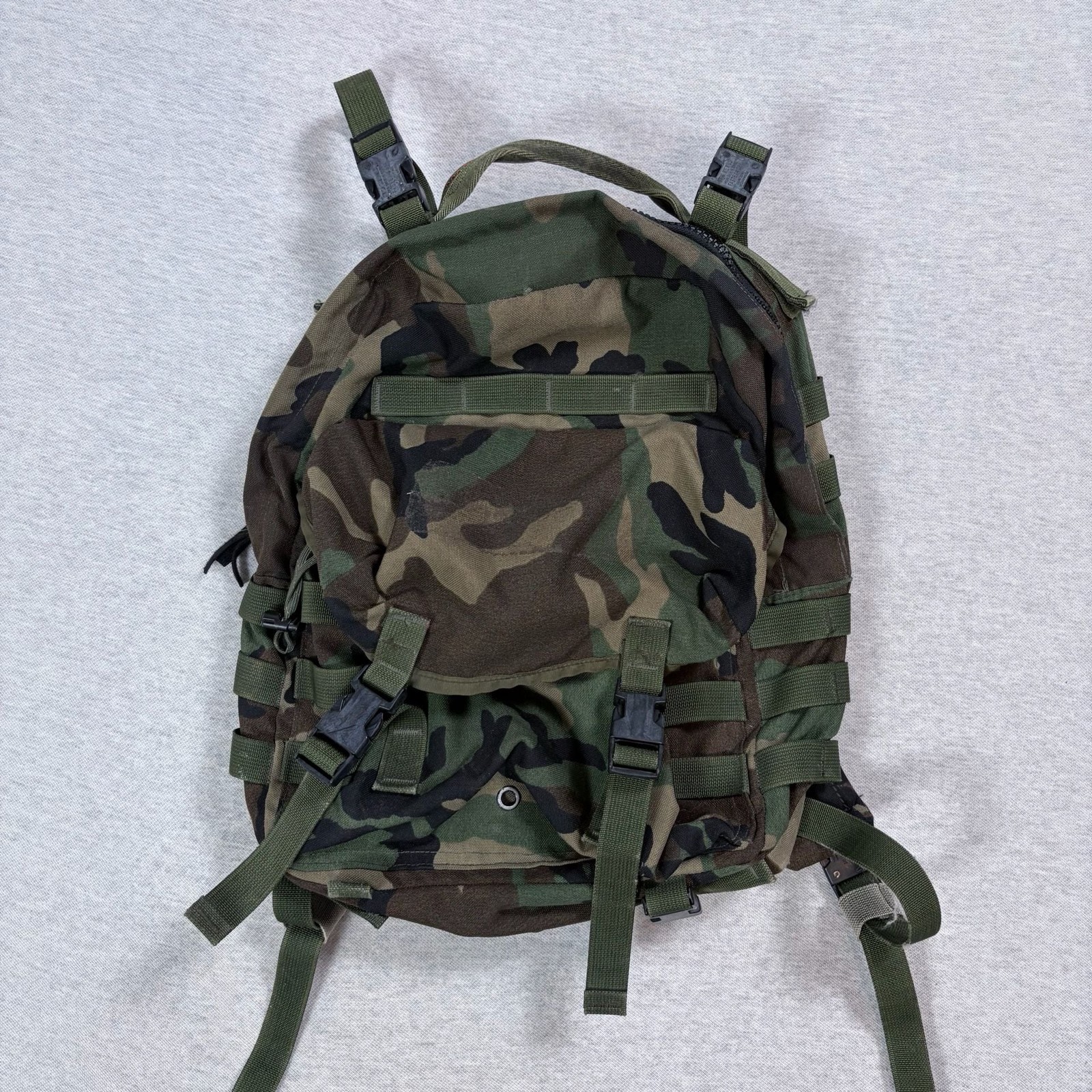 Specialty Defense Systems USGI MOLLE II Woodland Camouflage Patrol Pack Backpack Specialty Defense Systems USGI MOLLE II Woodland Camouflage Patrol Pack Backpack