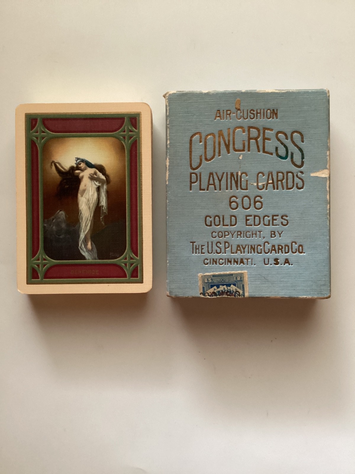 Antique Congress No.606 “BERENICE” Playing Cards, (Scarce Unveiled Variant) Antique Congress No.606 “BERENICE” Playing Cards, (Scarce Unveiled Variant)