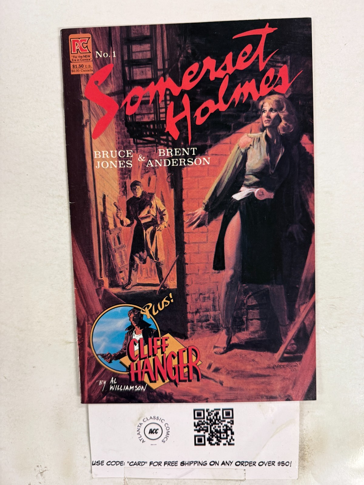 Somerset Holmes # 1 VF-NM Eclipse Comic Book 19 ET6