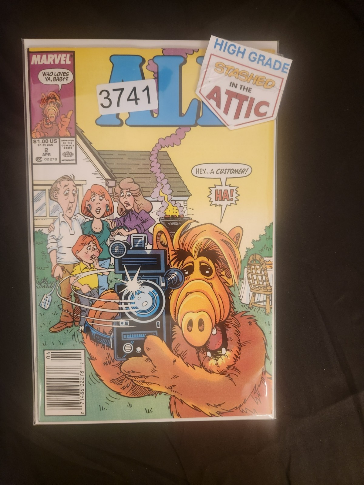 ALF #2 Newsstand Variant (Marvel Comics April 1988) - 3741