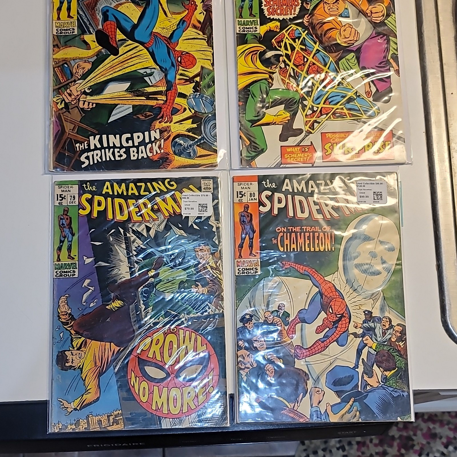 Vintage Marvel The Amazing Spider-Man 4 Book Lot #79 #80 #84 #85 See Descriptio Vintage Marvel The Amazing Spider-Man 4 Book Lot #79 #80 #84 #85 See Descriptio