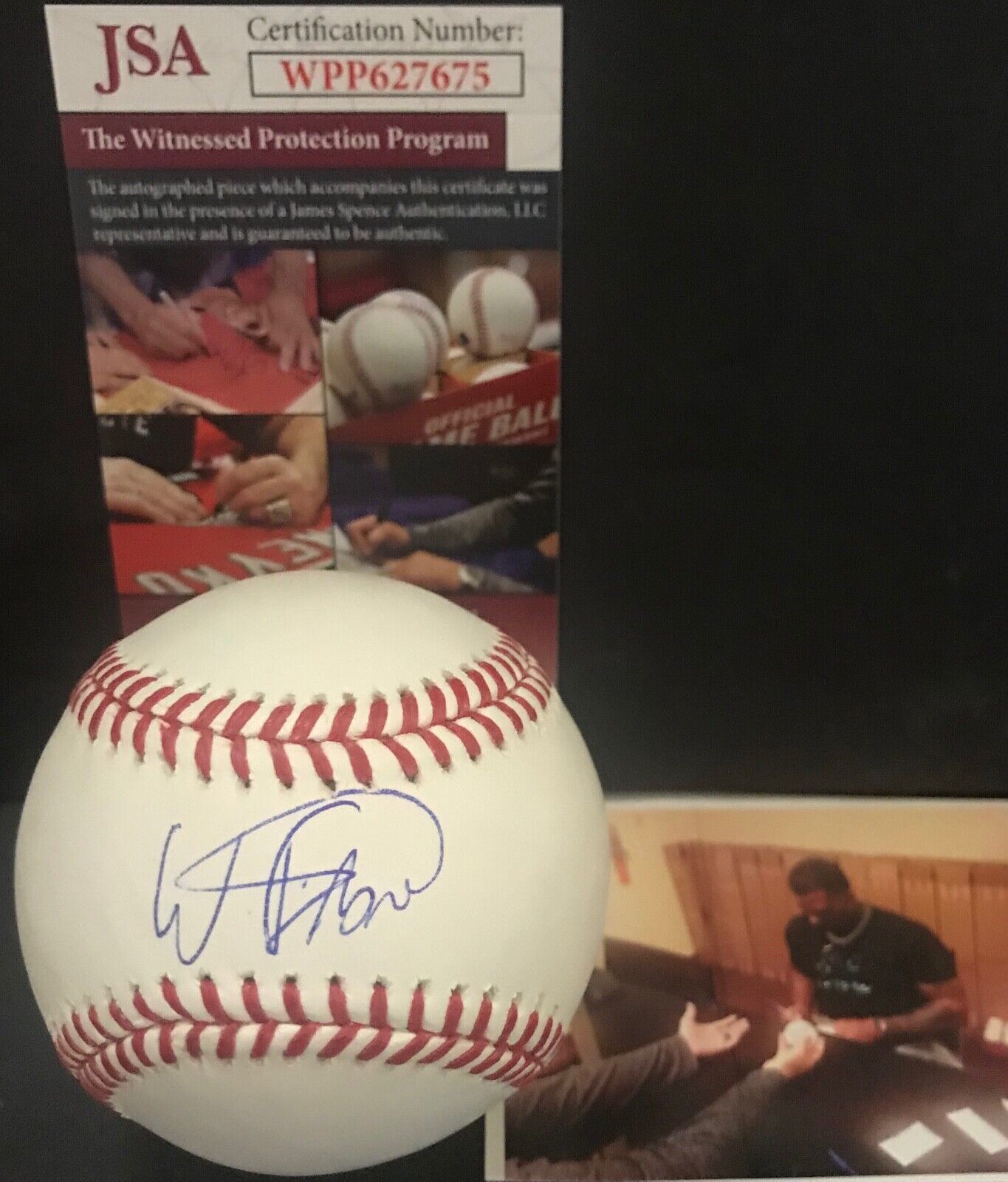 Wander Franco Tampa Bay Rays Autographed Signed Baseball JSA WITNESS COA