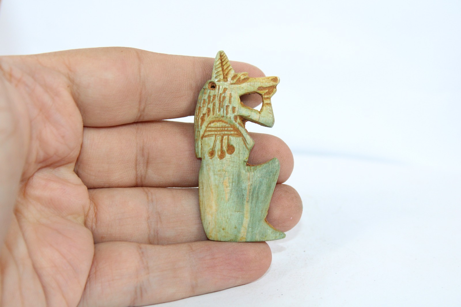 Egyptian Antique Amulet Pendant of Anubis Pharaonic Era BC