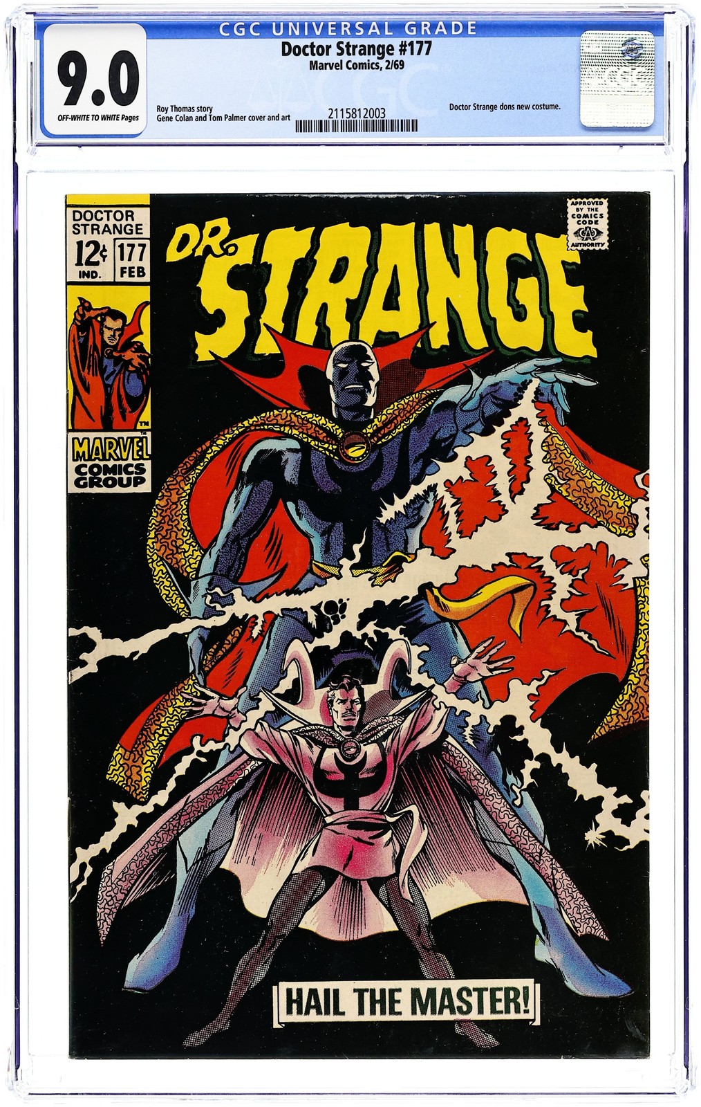 Doctor Strange #177 CGC 9.0 1969 2115812003