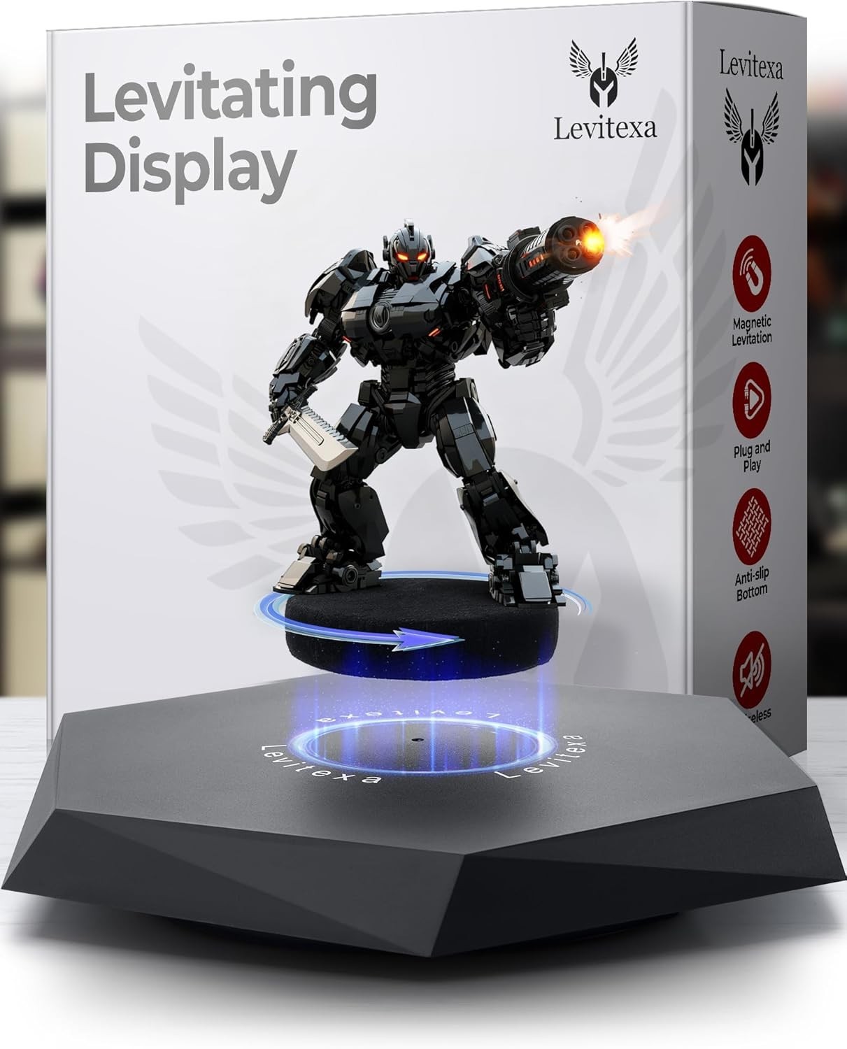 Levitating Display Magnetic Floating Stand 400g LED Hover Base Figure Holder Levitating Display Magnetic Floating Stand 400g LED Hover Base Figure Holder