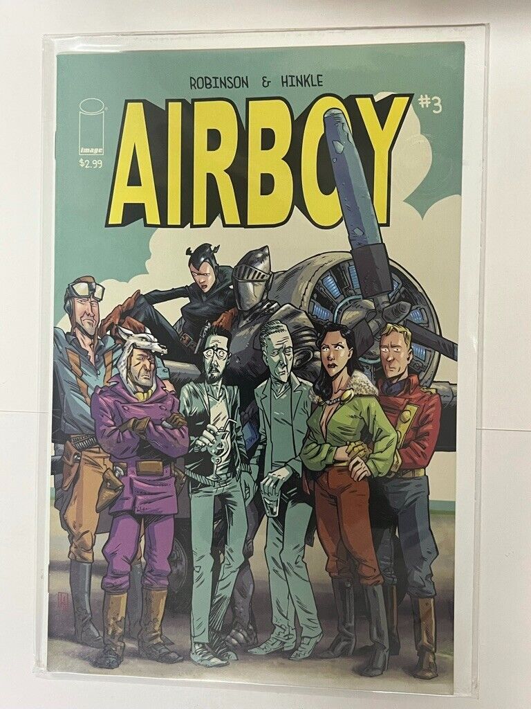 AIRBOY #3 AUGUST 5 2015 ROBINSON & HINKLE IMAGE COMICS | Combined Shipping B&B