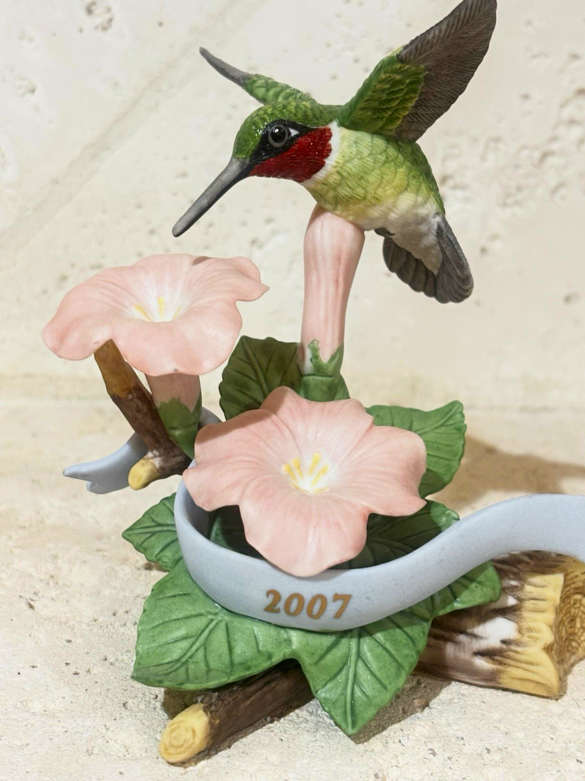 LENOX 2007 Annual Hummingbird Fine Porcelain Ltd Edition figurine No Box No COA