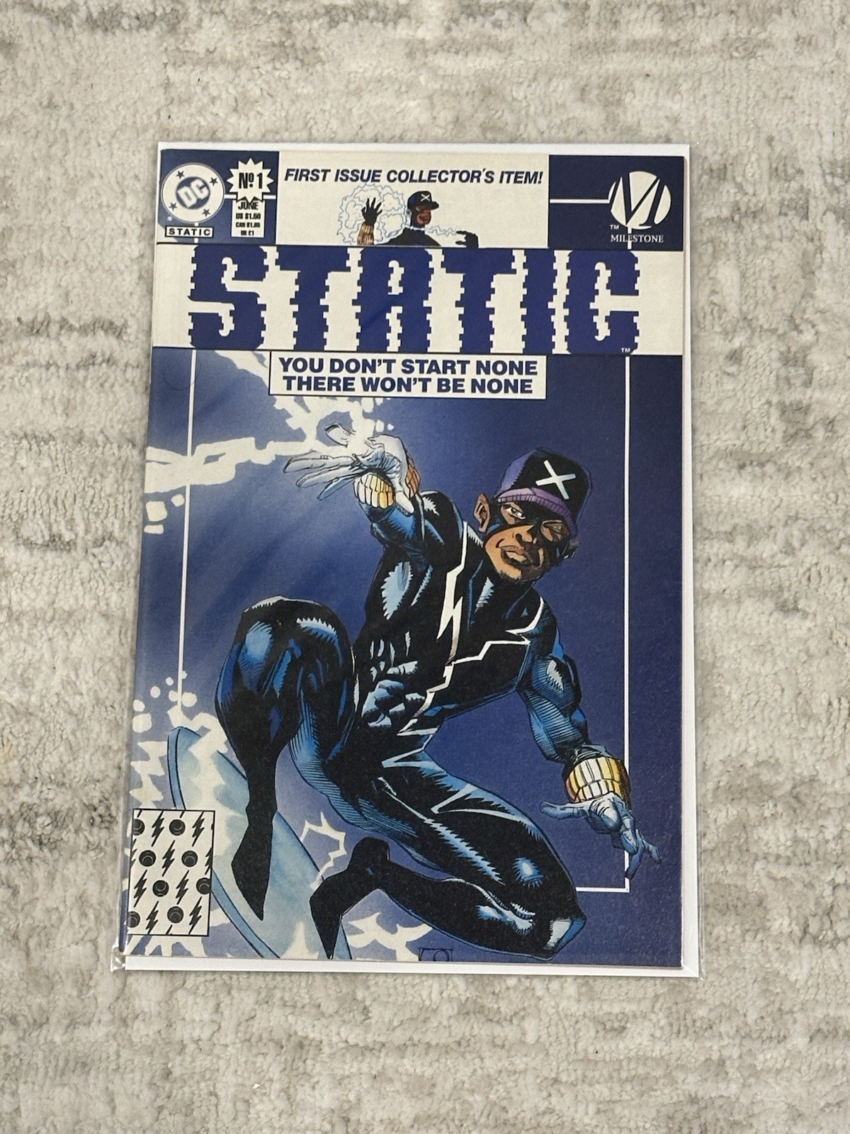 STATIC #1 MILESTONE COMICS 1993 Denys Cowan 1st appearance of Static Shock NM STATIC #1 MILESTONE COMICS 1993 Denys Cowan 1st appearance of Static Shock NM