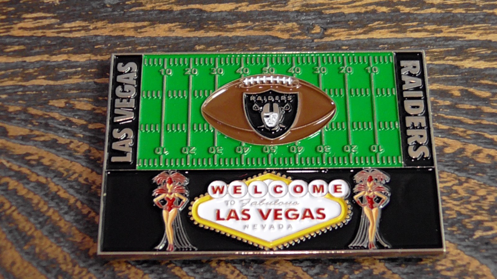 Las Vegas Raiders Welcome To Fabulous Las Vegas Stadium Challenge Coin Las Vegas Raiders Welcome To Fabulous Las Vegas Stadium Challenge Coin