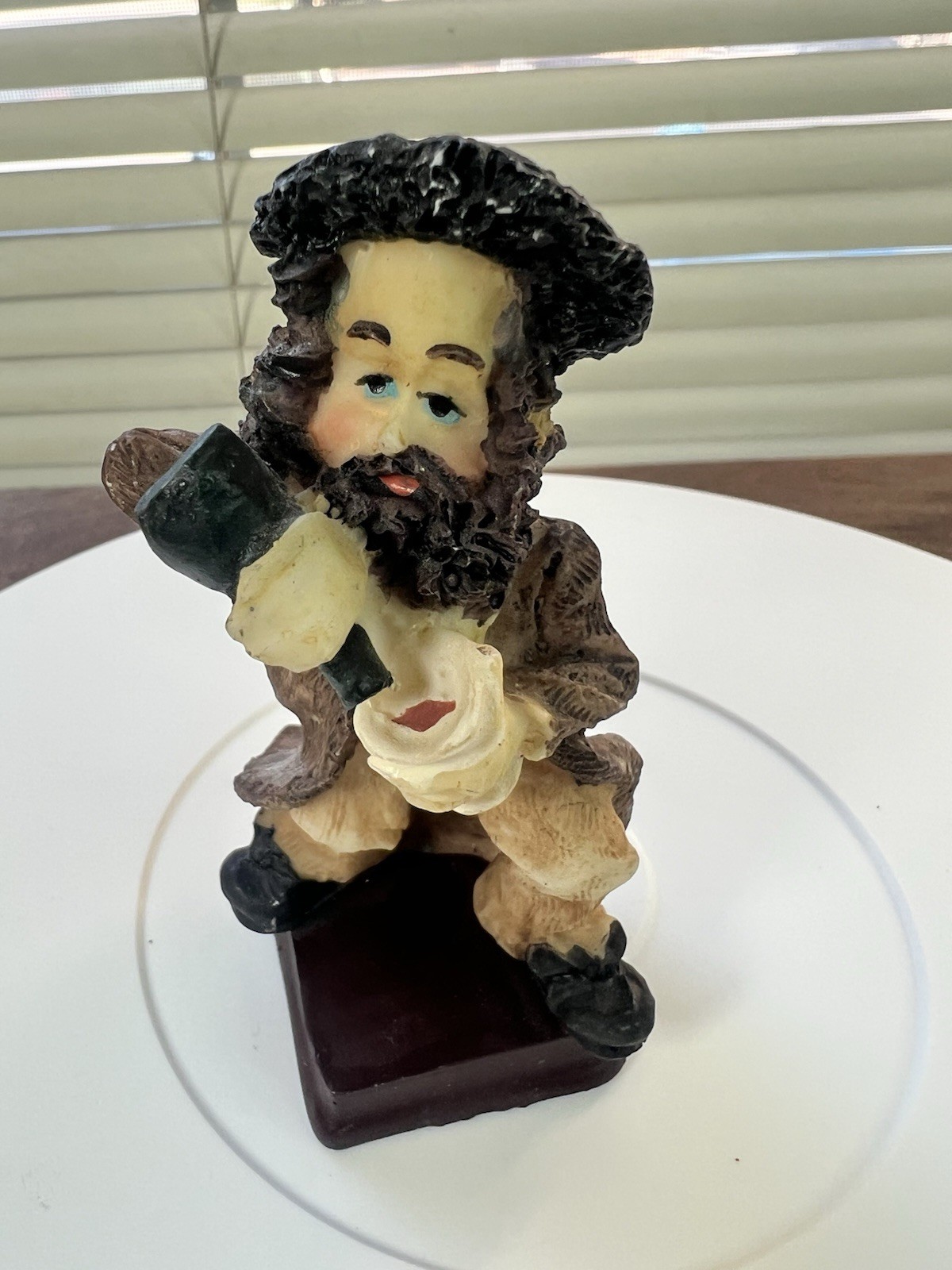 Juwish Rabbi Figurine Wine bottle Handcrafted Judaica Decor Kiddush Passover Juwish Rabbi Figurine Wine bottle Handcrafted Judaica Decor Kiddush Passover