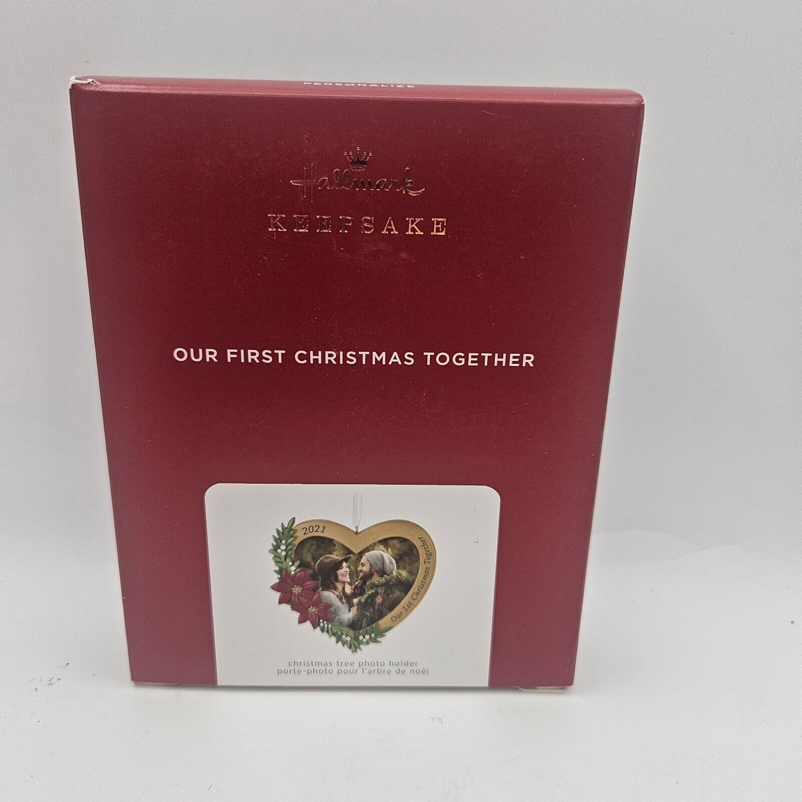 Hallmark Keepsake Our First Christmas Together 2021 Heart Ornament New In Box