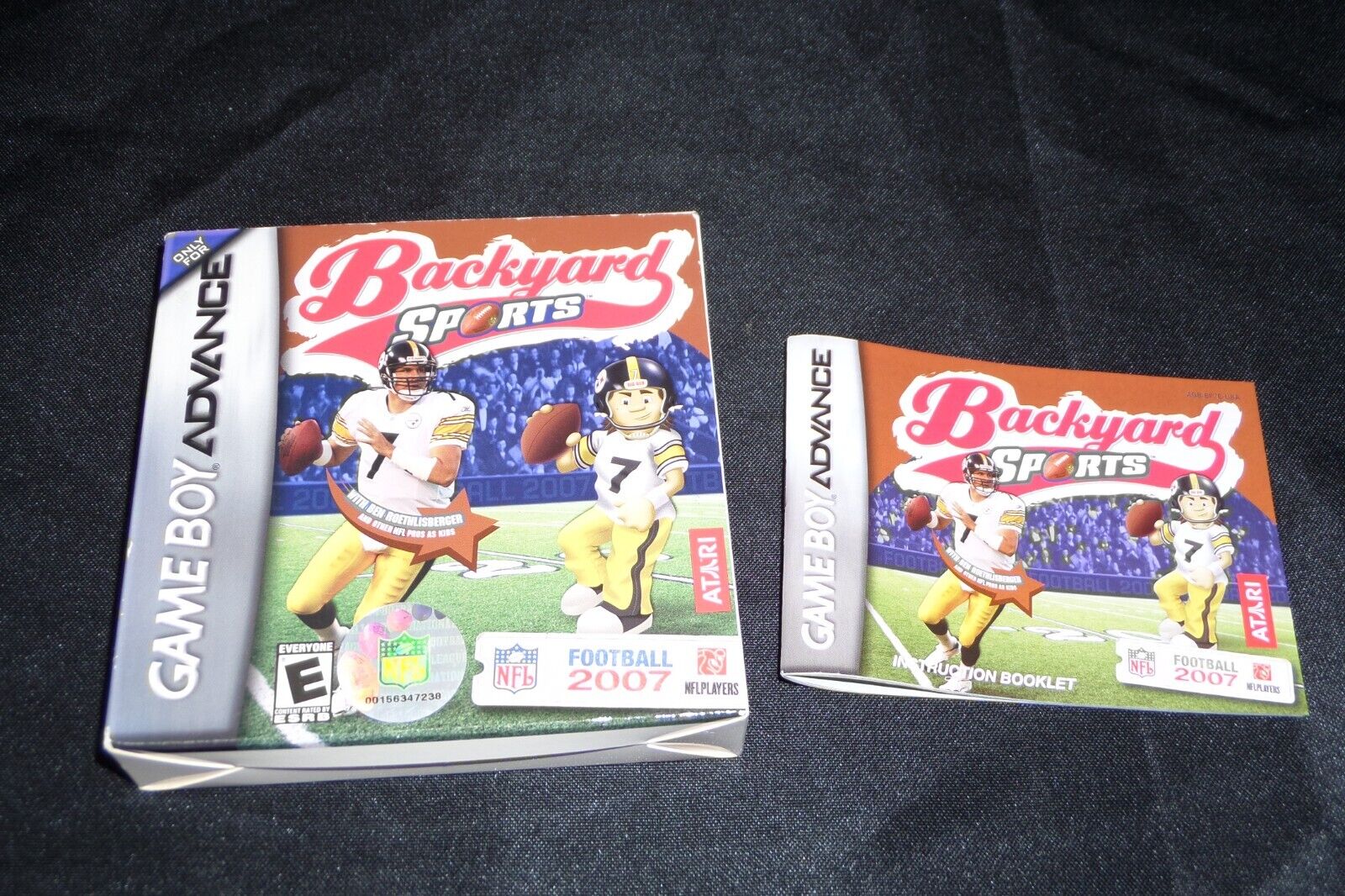 Backyard Sports Football 2007 - Nintendo Gameboy Advance GBA Box & Manual ONLY