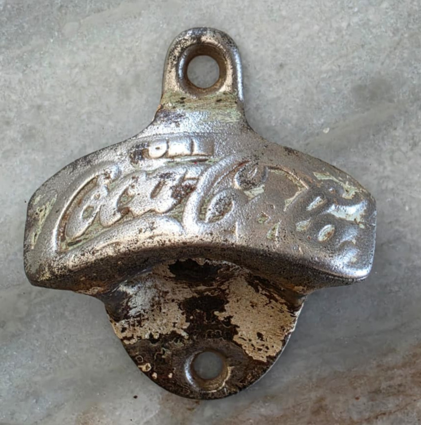 VINTAGE CAST TOME METAL COCA COLA BOTTLE OPENER - STARR X - USA 1940’s SPANISH VINTAGE CAST TOME METAL COCA COLA BOTTLE OPENER - STARR X - USA 1940’s SPANISH