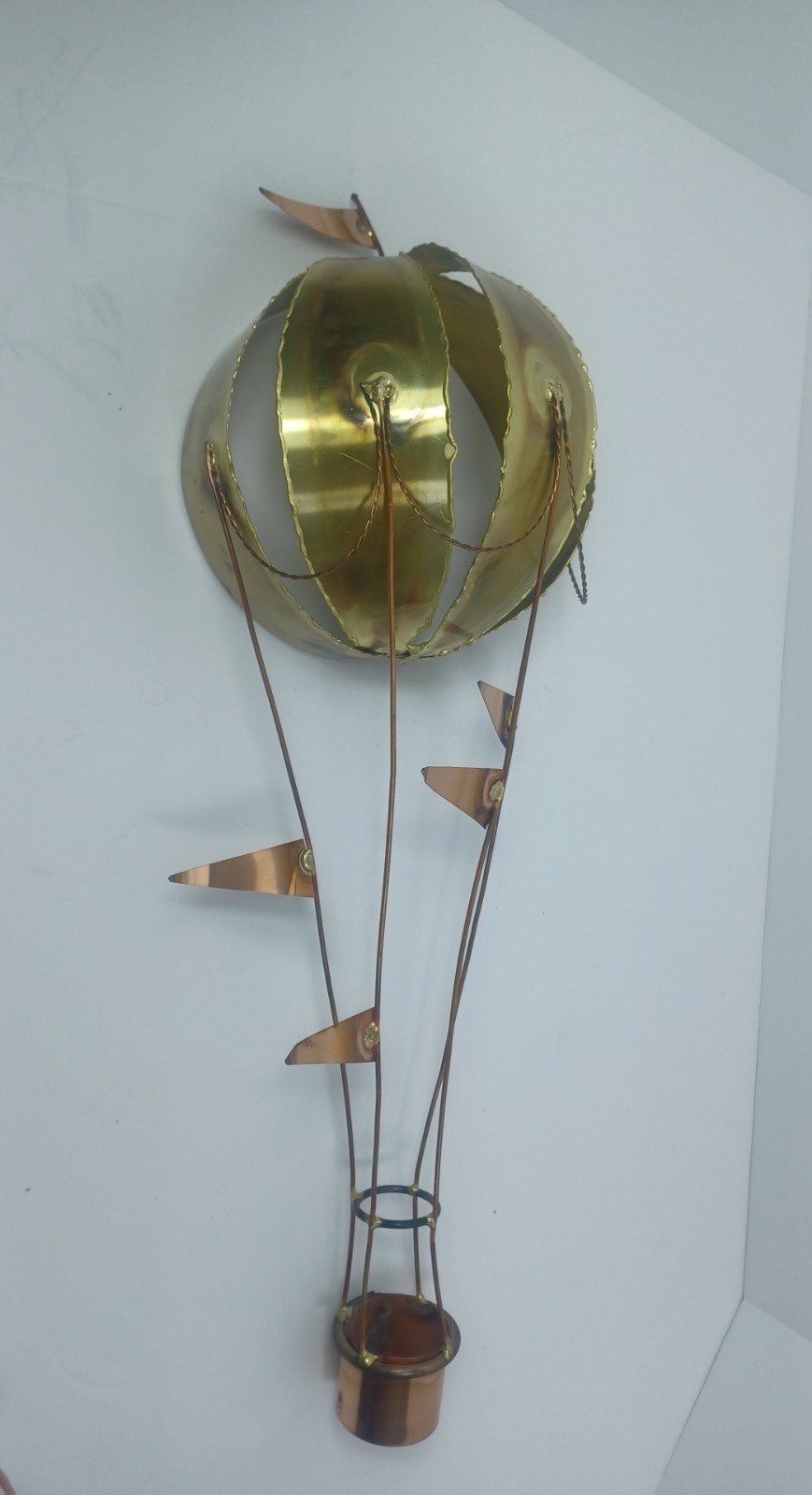 Brass And Copper Hot Air Balloon Sculpture Brass And Copper Hot Air Balloon Sculpture