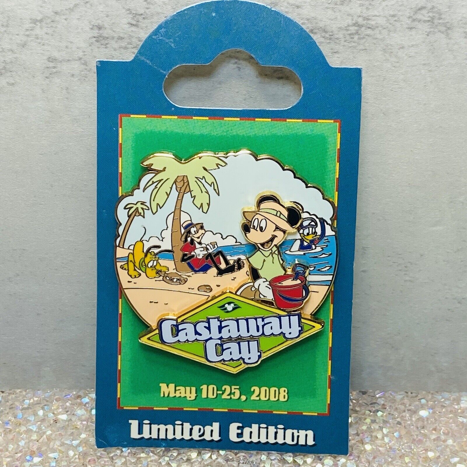 Vtg 2008’Disney DCL Westbound Panama Canal Fab 4 Castaway Cay Limited Ed of 1000