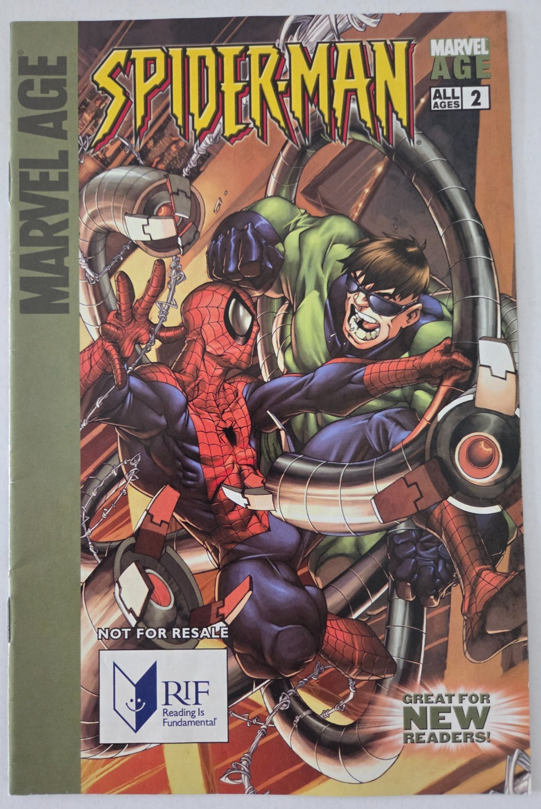 MARVEL AGE SPIDER-MAN #2 RIF SUMMER READING PROGRAM ED. VARIANT 2004 MARVEL RARE MARVEL AGE SPIDER-MAN #2 RIF SUMMER READING PROGRAM ED. VARIANT 2004 MARVEL RARE