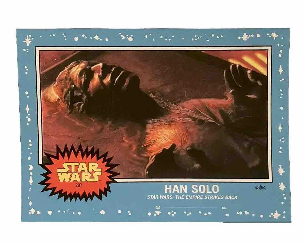 Topps Star Wars Living Set Fine Art Prints #297 Han Solo 20/100