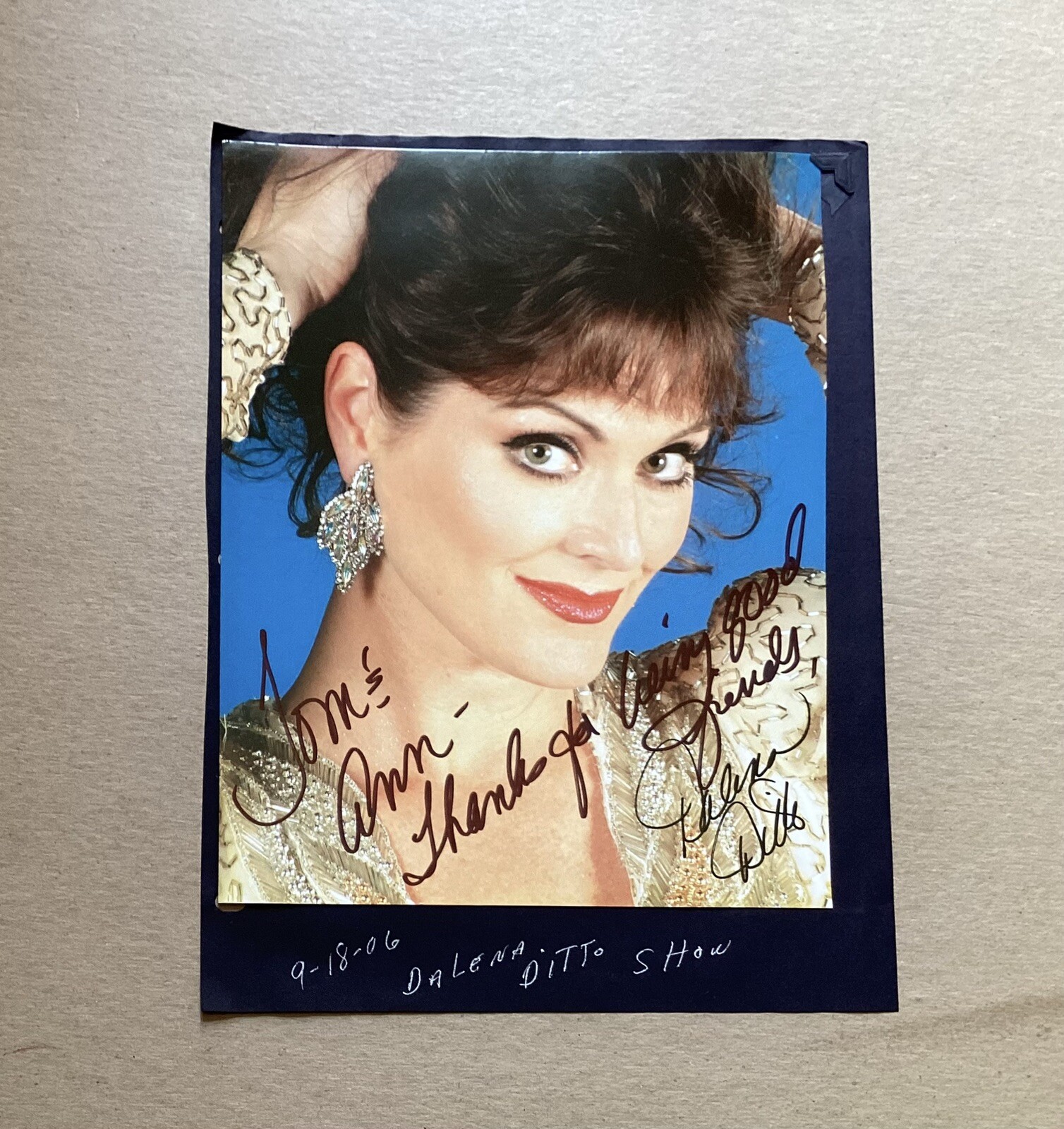 Dalena Ditto Singer / Artist  Show Branson Photo Autograph