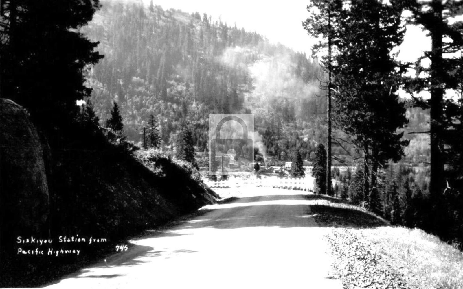 Siskiyou Station View From Pacific Highway Oregon OR - Reprint Siskiyou Station View From Pacific Highway Oregon OR - Reprint