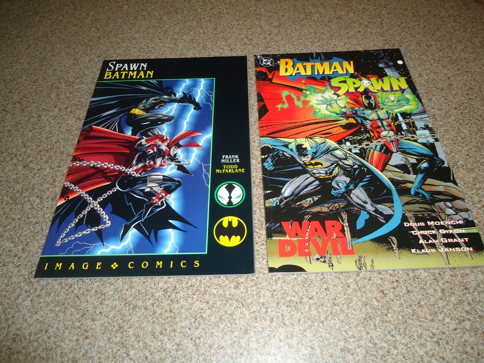 SPAWN BATMAN / BATMAN SPAWN BOTH BOOKS