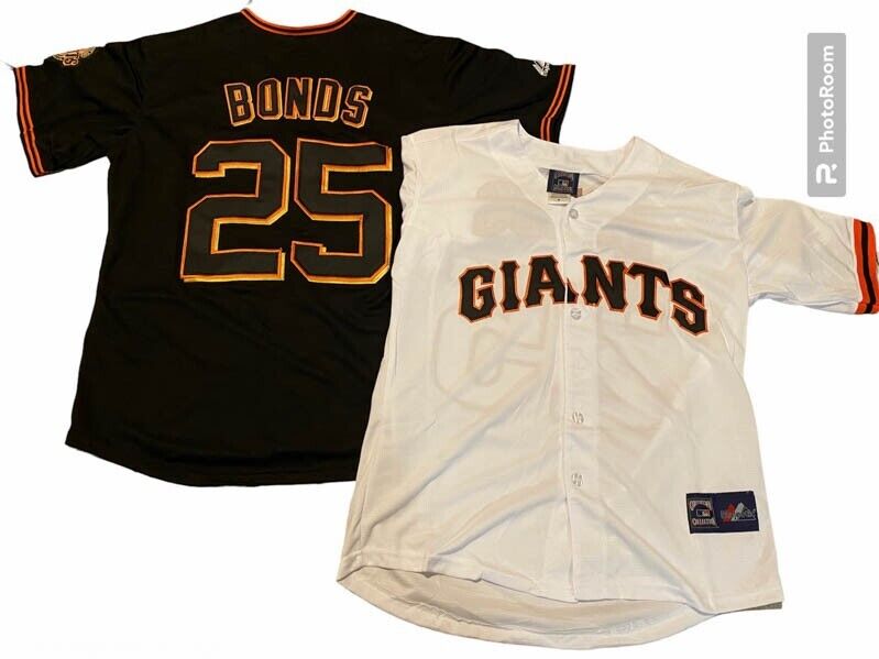#25 Barry Bonds San Francisco Giants Cooperstown Men's Stitched Jersey