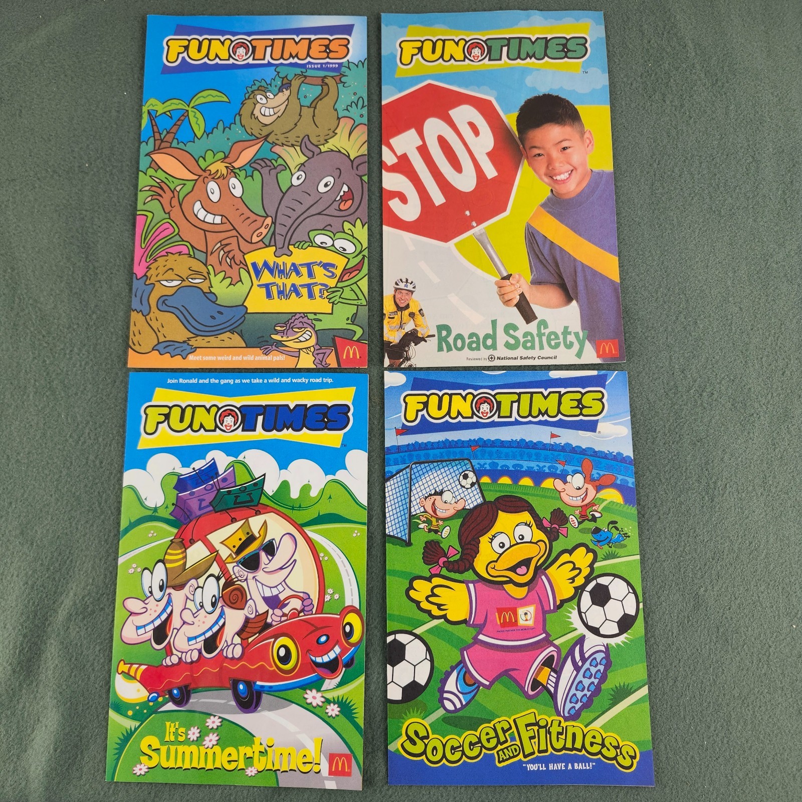 4 1999 McDonald’s Fun Times Magazine Road Safety Book Summertime Soccer 4 1999 McDonald’s Fun Times Magazine Road Safety Book Summertime Soccer