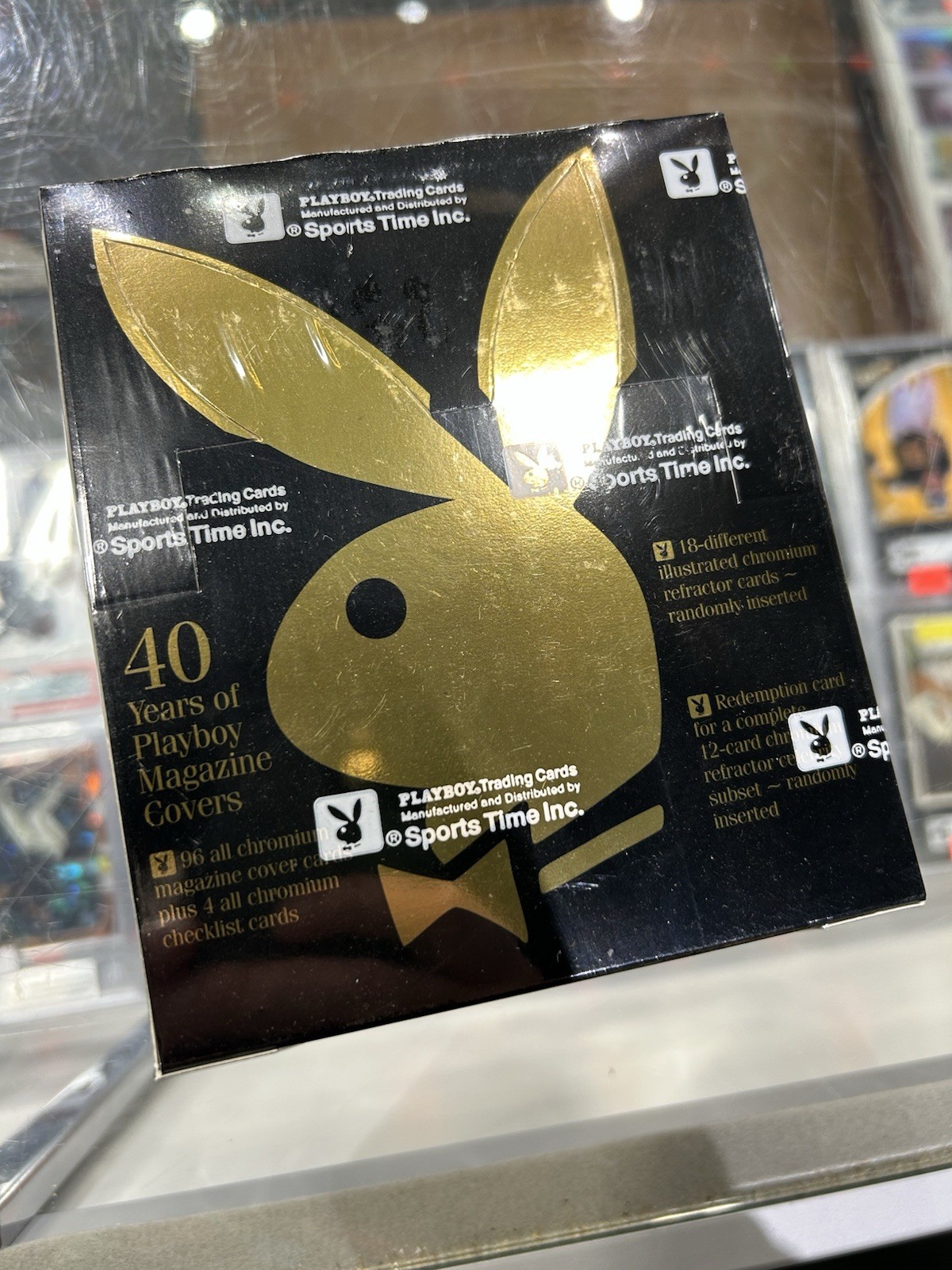 1995 Sportstime Playboy Chromium Series 1 Factory Sealed Hobby Box 24 Packs 1995 Sportstime Playboy Chromium Series 1 Factory Sealed Hobby Box 24 Packs