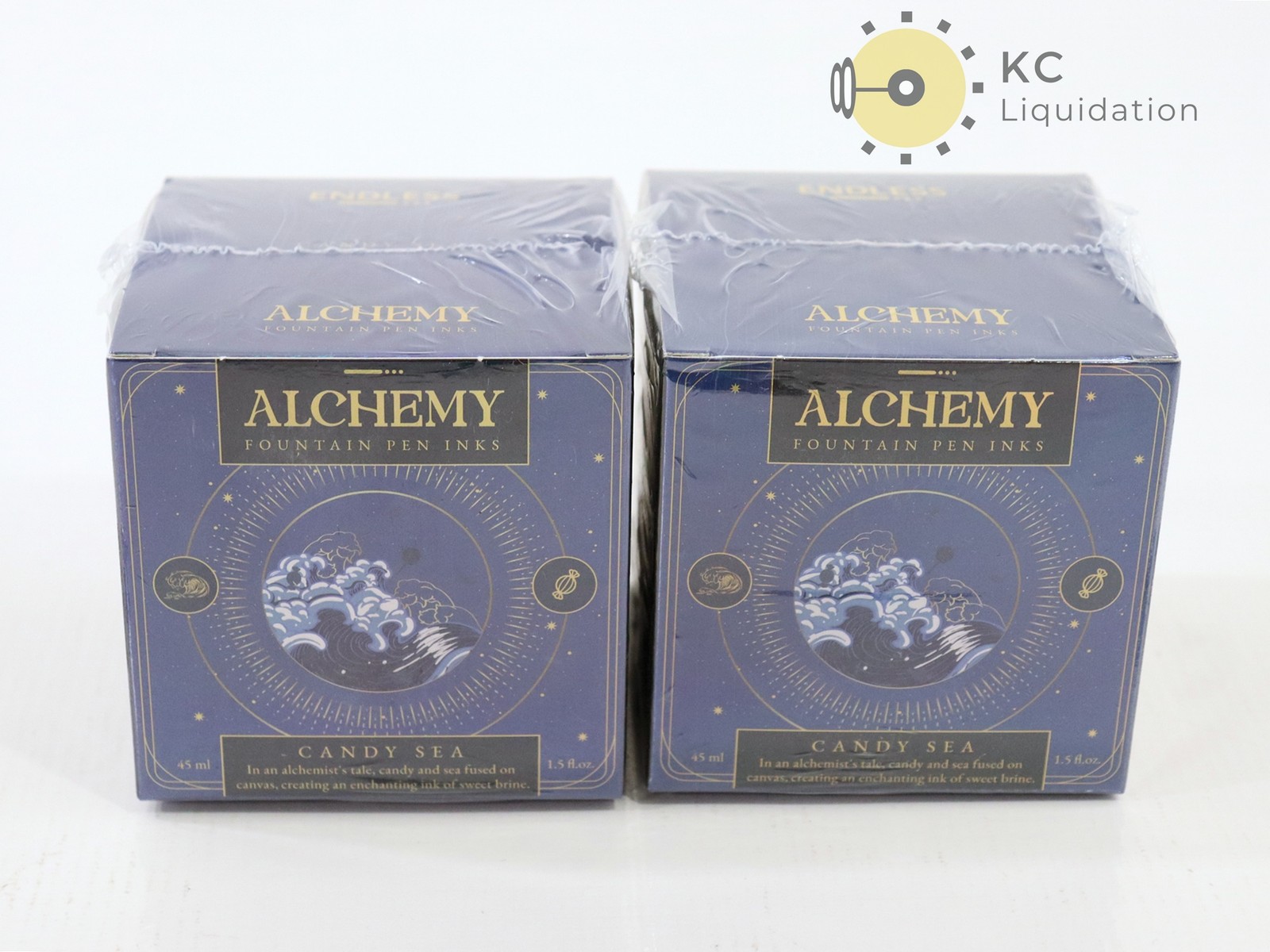 2x Lot Endless Alchemy Fountain Pen Ink 45ml - Color Variations