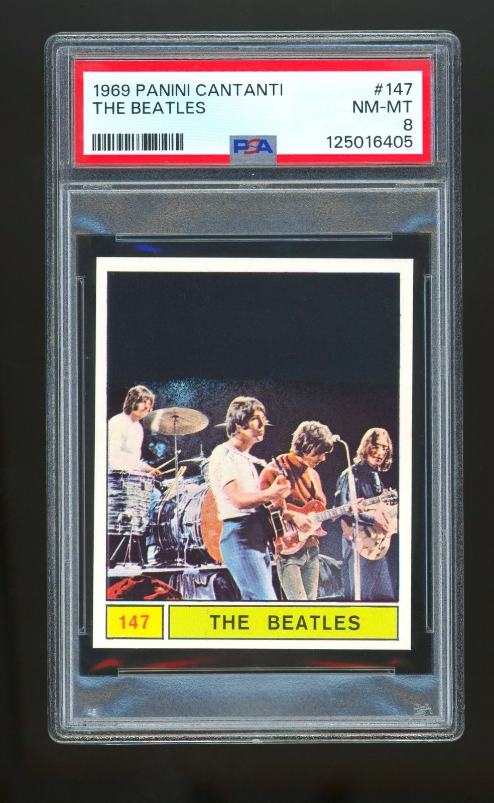 1969 Panini Cantanti Beatles (PSA 8) (ONLY ONE GRADED HIGHER) 1969 Panini Cantanti Beatles (PSA 8) (ONLY ONE GRADED HIGHER)