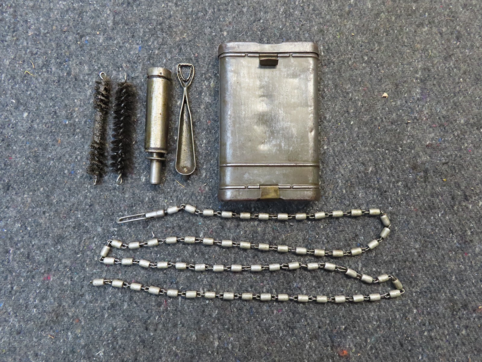 Original WWII German 98k Mauser Rifle Cleaning Kit - Complete - Nice