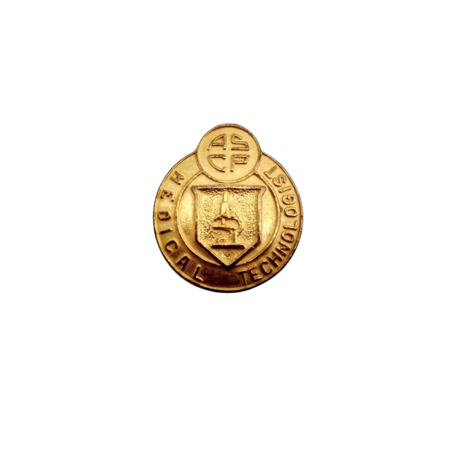 VTG 1950’s 10k Gold ASCP Medical Technologist Pin O.C. Tanner CTO Medical RARE VTG 1950’s 10k Gold ASCP Medical Technologist Pin O.C. Tanner CTO Medical RARE