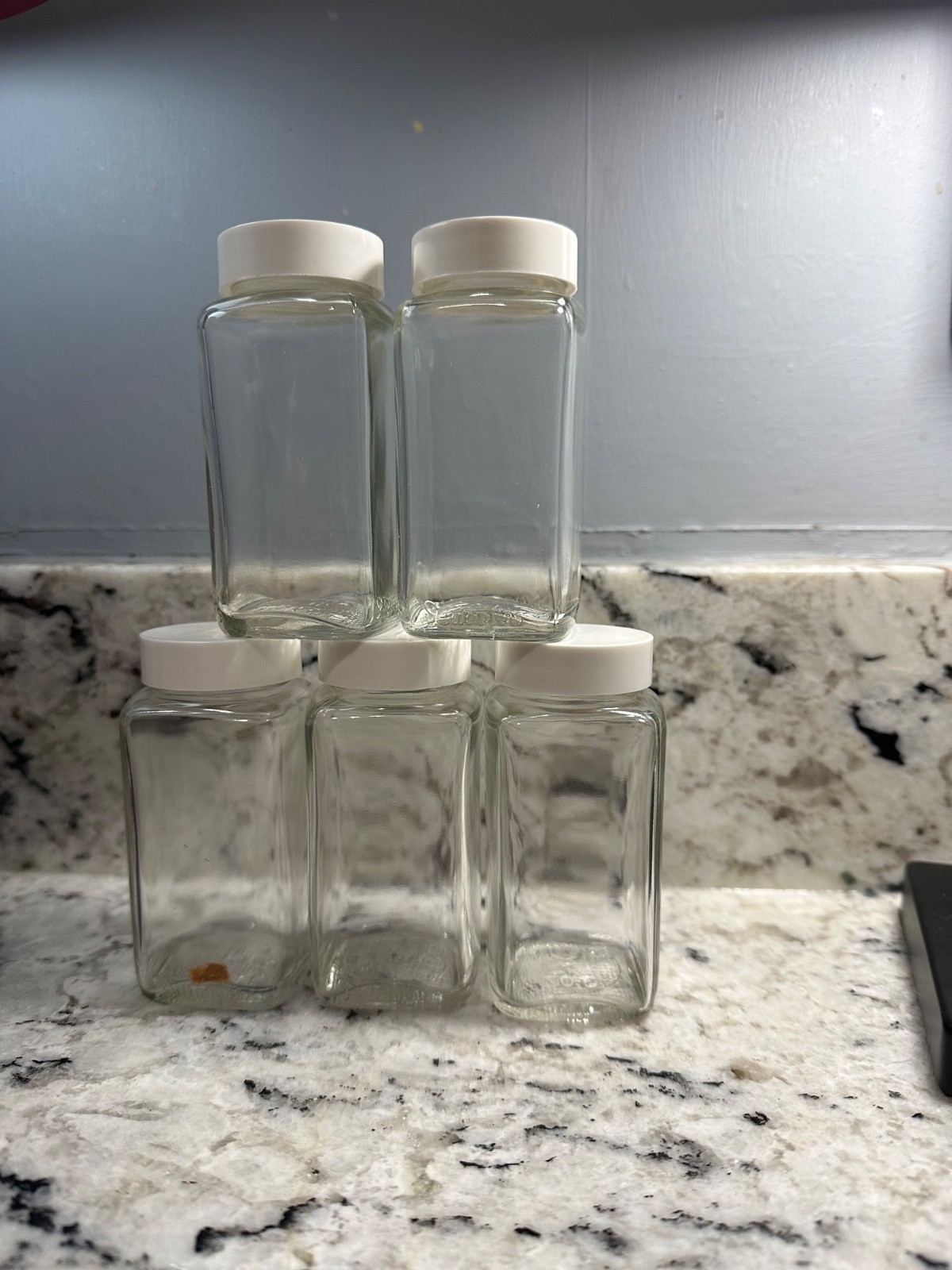 VINTAGE NOS lot of five Duraglass Owens Illinois medicine apothecary bottles 3oz VINTAGE NOS lot of five Duraglass Owens Illinois medicine apothecary bottles 3oz