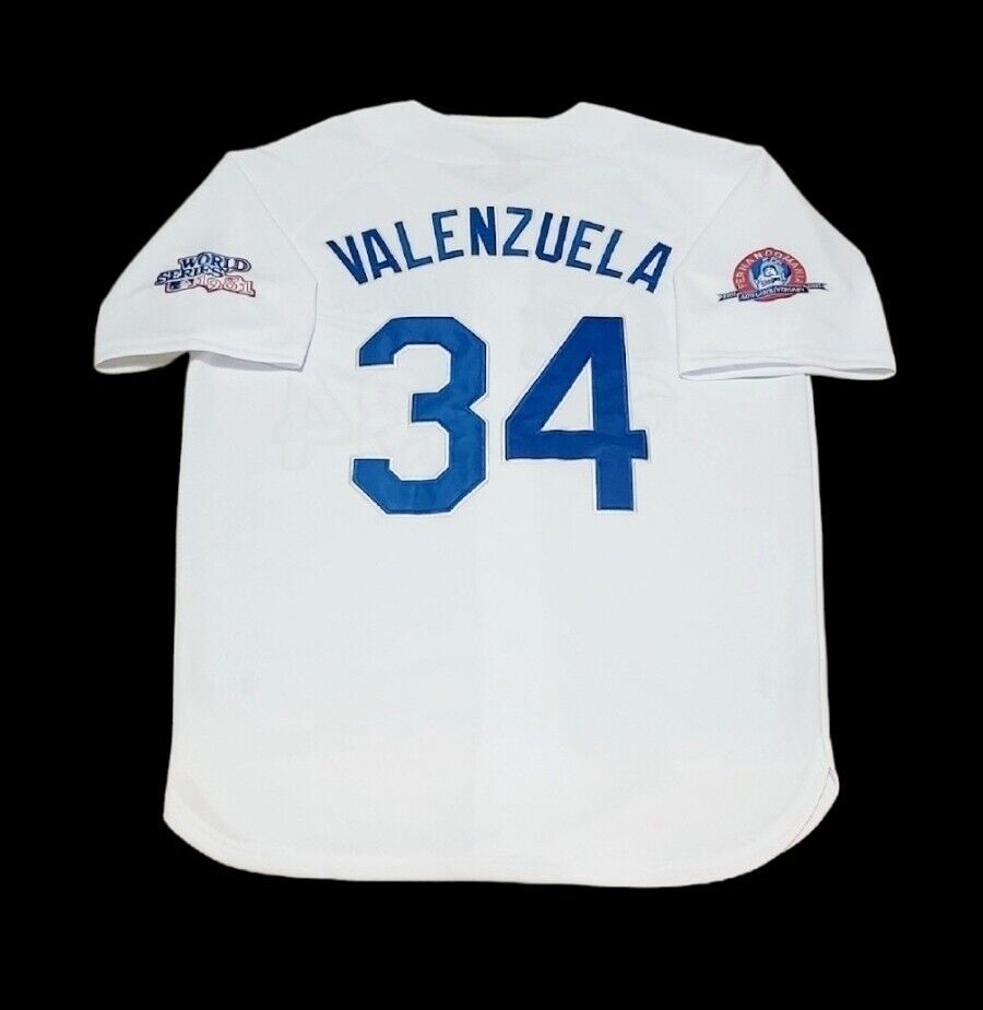 Fernando Valenzuela Jersey LA Dodgers 1981 World Series FernandoMania NEW
