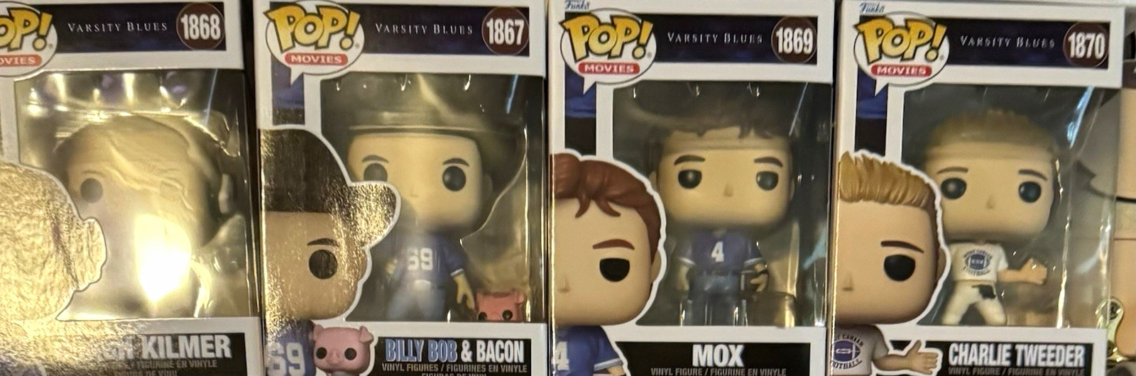 Funko Pop Varsity Blues Mixed Lot 4 Boxed Vinyl Figures Billy Bob Mox Funko Pop Varsity Blues Mixed Lot 4 Boxed Vinyl Figures Billy Bob Mox
