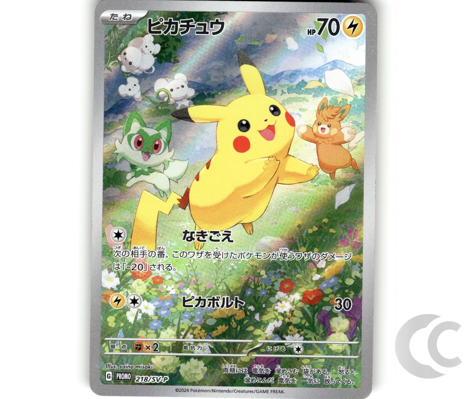 Pikachu SVP218 AR Pokemon TCG Japanese NM Pikachu SVP218 AR Pokemon TCG Japanese NM