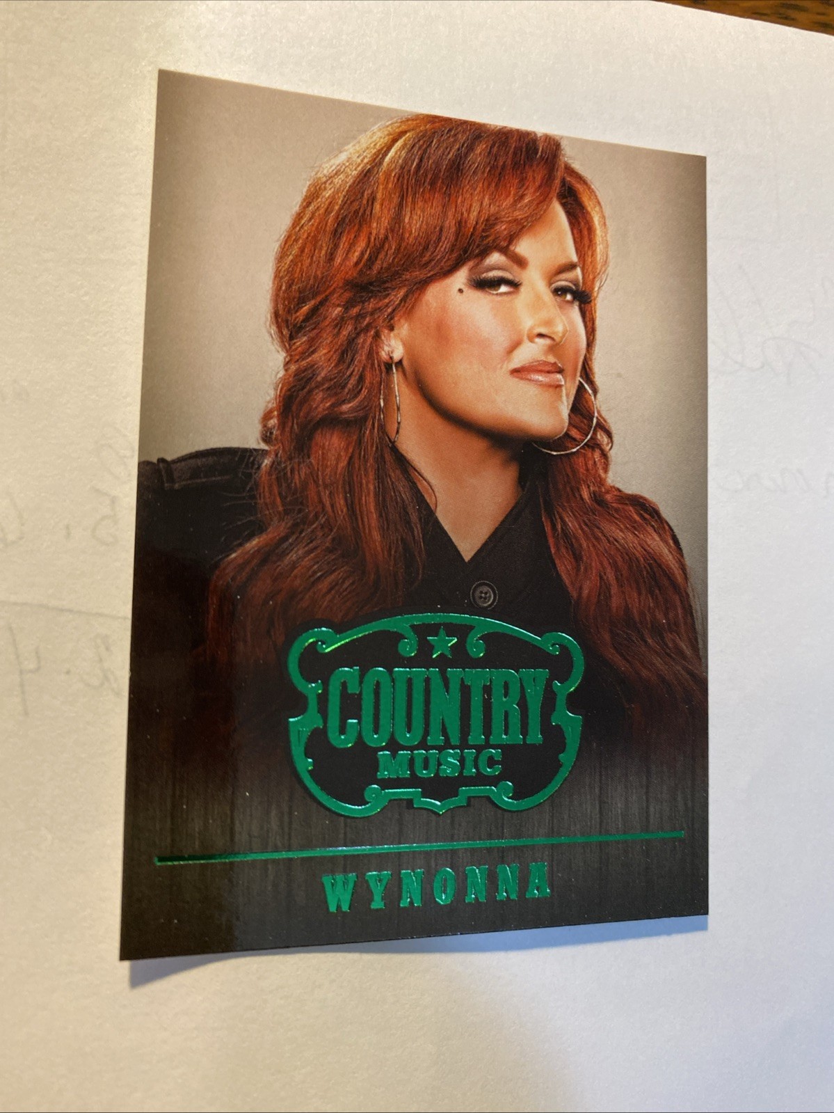 2014 Panini Country Music Wynonna #100. Green Print. Near Mint