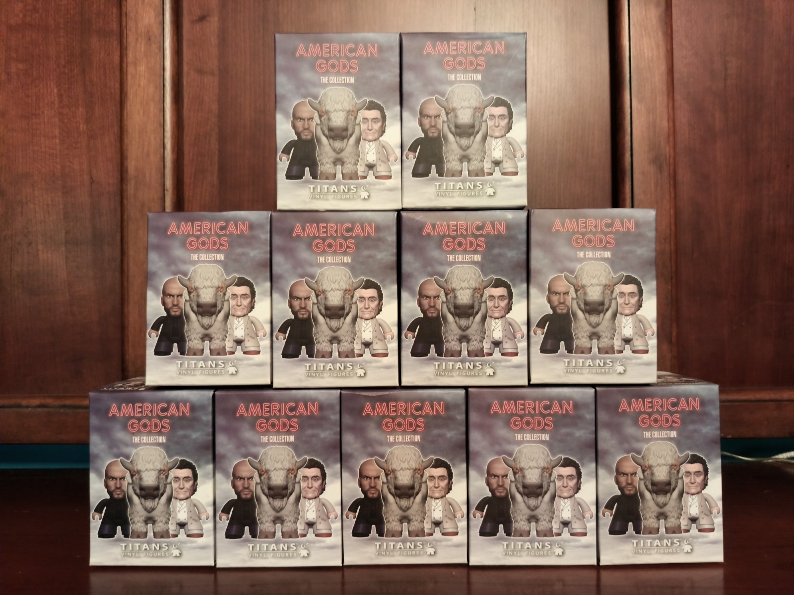 Titan Merchandise American Gods Titans Vinyl Figure 11 Blind Boxes Lot Titan Merchandise American Gods Titans Vinyl Figure 11 Blind Boxes Lot