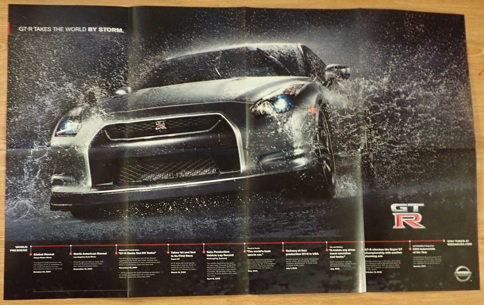 2011 11 Nissan GTR GT-R  original sales brochure Poster