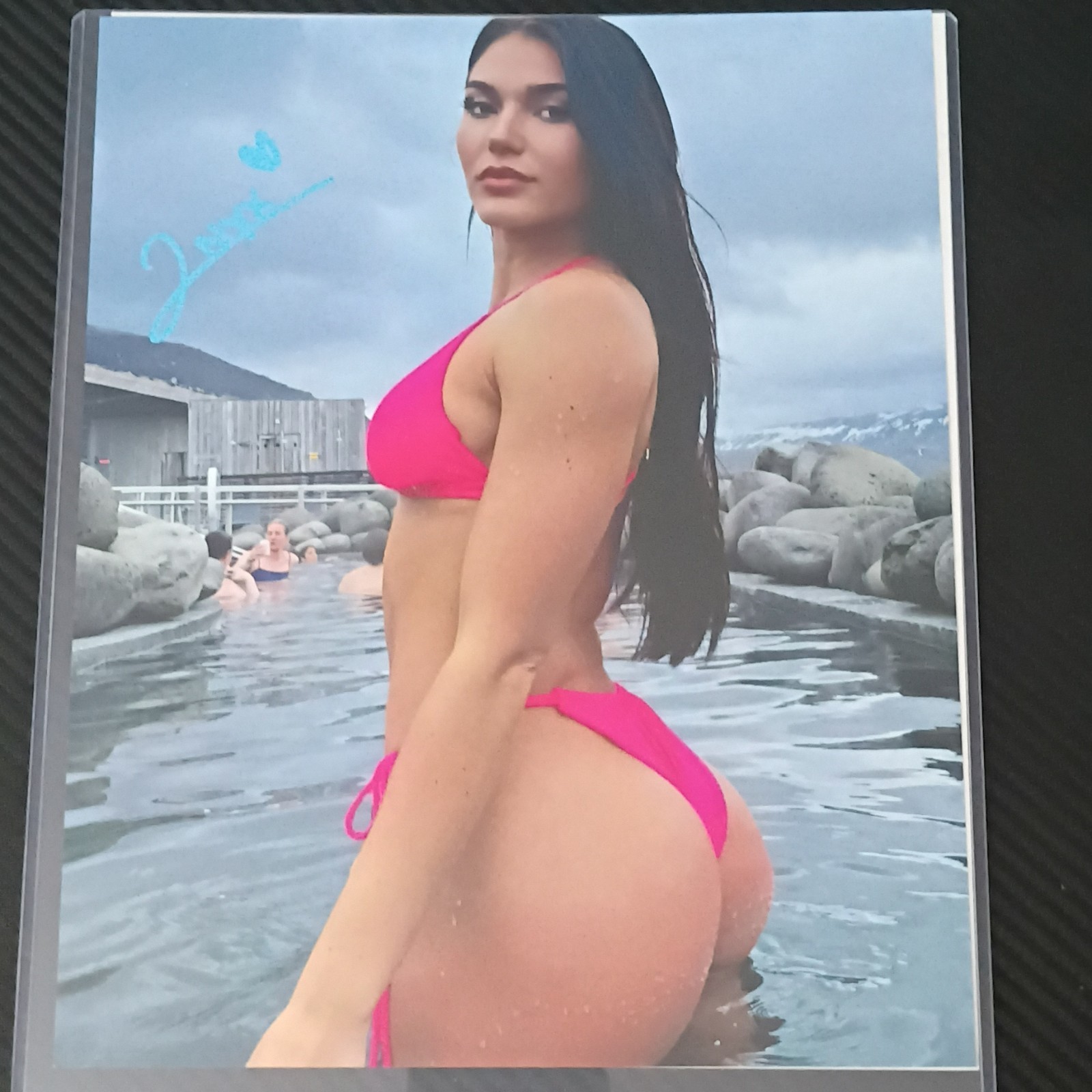 WWE JAZMYN NYX 2 SIGNED 8X10 LOT WWE JAZMYN NYX 2 SIGNED 8X10 LOT