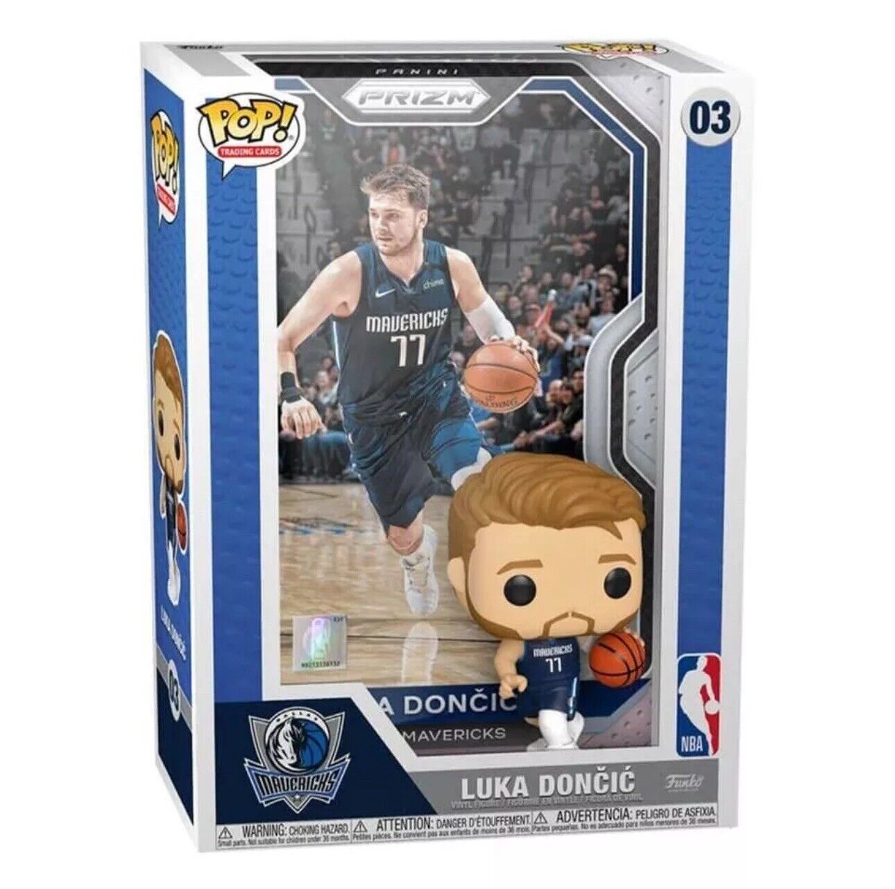 Funko Pop NBA Trading Cards: Luka Doncic Figure w/ Protector