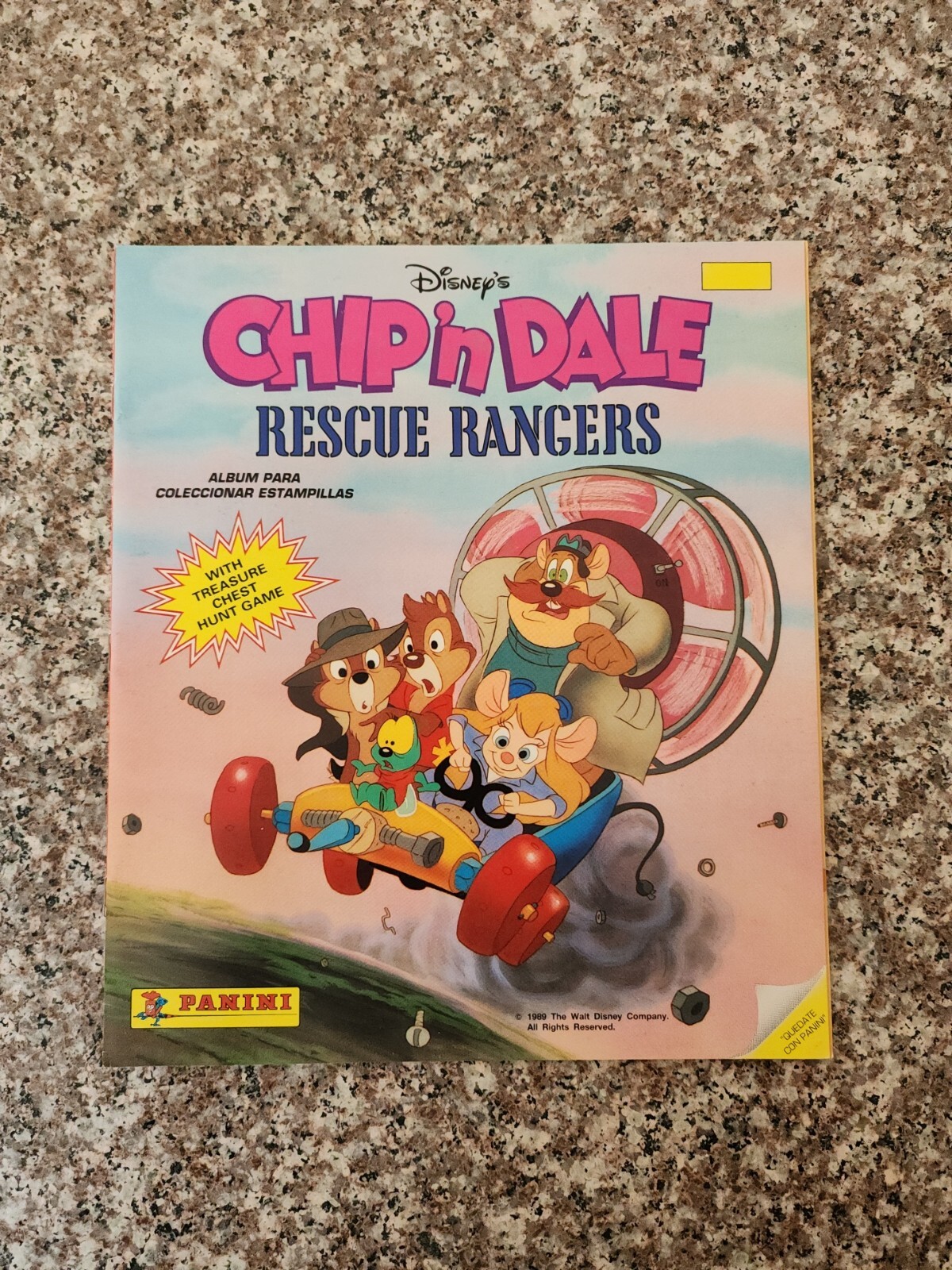 Chip n Dale Rescue Rangers Panini Stickers Empty Album Rare Chip n Dale Rescue Rangers Panini Stickers Empty Album Rare